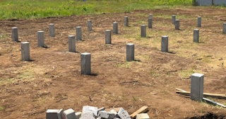 Фундамент на забивных жб сваях под ключ в Копейске - фундамент из забивных железобетонных свай цена от 3101 руб/м2